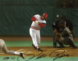 Pete Rose Cincinnati Reds Hit 4192 Autographed Photo (Hand Signed Collectable) Photo