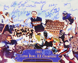 Chicago Bears 1985 Team  with 30 Signatures Photo
