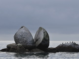 Split Apple Rock, Marakau, Abel Tasman National Park, South Island, New Zealand, Pacific Lámina fotográfica por Jochen Schlenker