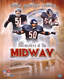 Bears Monsters...Midway Butkus, Singletary, Urlacher Autographed Photo (Hand Signed Collectable) Photo