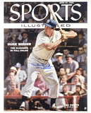 Duke Snider Los Angeles Dodgers - Sports Illustrated Cover with 1955 WS Champs Inscription Photo