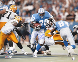 Barry Sanders Detroit Lions Action Running  vs. Packers Photo