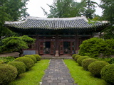 Old Temple in Kaesong, North Korea, Asia Photographic Print by Michael Runkel