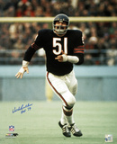 Dick Butkus Chicago Bears  with HOF 79 Inscription Photo