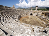 The Amphitheatre at the Lycian Site of Xanthos, Antalya Province, Anatolia, Turkey Photographic Print
