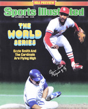 Ozzie Smith St. Louis Cardinals - Sports Illustrated Cover with Wizard of Oz Inscription Photo Ozzie Smith St. Louis Cardinals - Sports Illustrated Cover with Wizard of Oz Inscription Photo