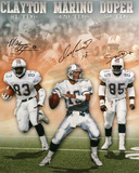 Miami Dolphins - Dan Marino, Mark Duper and Mark Clayton Photo