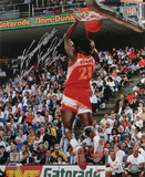 Dominique Wilkins Atlanta Hawks  with Human Highlight Film Inscripiton Photo