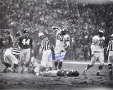 Chuck Bednarik Philadelphia Eagles with "HOF 67"  Autographed Photo (Hand Signed Collectable) Photo