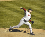 Curt Schilling Boston Red Sox - On the Mound Autographed Photo (Hand Signed Collectable) Photo