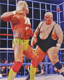 Hulk Hogan - WWE - vs. King Kong Bundy WWE Autographed Photo (Hand Signed Collectable) Photo