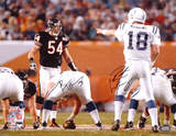 Peyton Manning and Brian Urlacher Super Bowl XLI Action Autographed Photo (Hand Signed Collectable) Photo