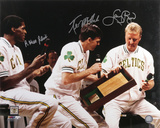 Larry Bird - Robert Parish and Kevin McHale Boston Celtics - Retirement Night Photo