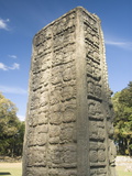 Stela A Dating From 731 AD, Copan Archaeological Park, UNESCO World Heritage Site, Honduras Photographic Print by Richard Maschmeyer