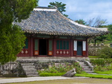 The Temple Complex of Songgyungwan, Home of the Koryo Museum, Kaesong, North Korea, Asia Photographic Print by Michael Runkel