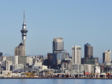 Okahu Bay and Skyline, Auckland, North Island, New Zealand, Pacific Photographic Print by Jochen Schlenker
