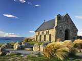 Church of the Good Shepherd, Lake Tekapo, Canterbury, South Island, New Zealand, Pacific Photographie par Jochen Schlenker