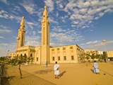 Central Mosque in Nouakchott, Mauritania, Africa Photographic Print by Michael Runkel