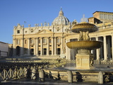 St. Peter's Basilica, Piazza San Pietro (St. Peter's Square), Vatican City, Rome, Lazio, Italy Lámina fotográfica por Jochen Schlenker