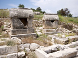 Sarcophagus at the Lycian Site of Patara, Near Kalkan, Antalya Province, Anatolia, Turkey Photographic Print