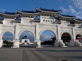 Chiang Kai Shek Memorial Hall Arch, Taipei, Taiwan, Asia Photographic Print by Charles Bowman