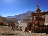Chortens (Stupas) in Tangbe Village, Mustang, Nepal, Asia Photographic Print