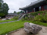 The Temple Complex of Songgyungwan, Home of the Koryo Museum, Kaesong, North Korea, Asia Photographic Print by Michael Runkel