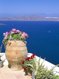 Fira, Island of Santorini (Thira), Cyclades Islands, Aegean, Greek Islands, Greece, Europe Photographic Print by Sergio Pitamitz