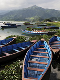 Phewa Tal (Phewa Lake), Pokhara, Gandaki, Western Region (Pashchimanchal), Nepal, Asia Photographic Print by Jochen Schlenker