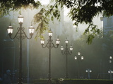 Street Lamps, Buenos Aires, Argentina, South America Photographie par Christian Kober