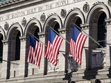 Boston Public Library, Boston, Massachusetts, New England, USA Photographic Print