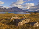 Slioch and Loch Maree, Wester Ross, North West Scotland, United Kingdom, Europe Photographic Print by Neale Clarke