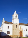 Iglesia Del Carmen, Colonial Town of Villa De Leyva, Colombia, South America Photographic Print by Christian Kober