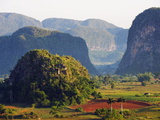 Mountains in the Vinales Valley, Cuba, West Indies, Caribbean, Central America Photographic Print by Christian Kober