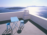 Fira, Island of Santorini (Thira), Cyclades Islands, Aegean, Greek Islands, Greece, Europe Photographic Print by Sergio Pitamitz