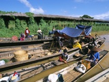 Floating Market, Ywama, Inle Lake, Shan State, Myanmar (Burma), Asia Photographic Print by Sergio Pitamitz