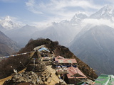 View of Ama Dablam, 6812M, Solu Khumbu Everest Region, Sagarmatha National Park, Himalayas, Nepal Photographic Print by Christian Kober