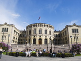 Stortinget Parliament Building, Oslo, Norway, Scandinavia, Europe Photographic Print by Christian Kober