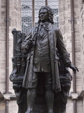Statue of Bach, Leipzig, Saxony, Germany, Europe Photographic Print by Michael Snell