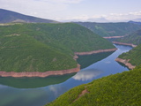 Artifical Lake Behind the Fierze Dam, Albania, Europe Photographic Print by Michael Runkel