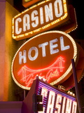 Neon Signs on Fremont Street, Las Vegas, Nevada, United States of America, North America Photographic Print by Richard Cummins