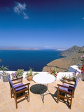 Fira, Island of Santorini (Thira), Cyclades Islands, Aegean, Greek Islands, Greece, Europe Photographic Print by Sergio Pitamitz