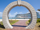 Moon Gate at Cruise Terminal in the Royal Naval Dockyard, Bermuda, Central America Photographic Print by Michael DeFreitas