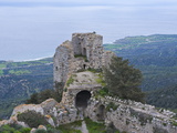 Crusader Castle, Kantara, Turkish Part of Cyprus, Cyprus, Europe Impressão fotográfica por Michael Runkel