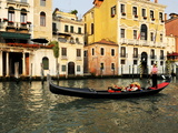 Gondola on the Grand Canal, Venice, Veneto, Italy, Europe Photographic Print by Peter Richardson