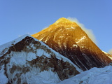 Sunset on Mount Everest, 8850M, Solu Khumbu Everest Region, Sagarmatha National Park, Himalayas Photographic Print by Christian Kober