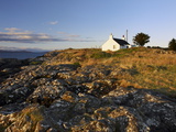 Cottage on the East Coast of Mull, Isle of Mull, Inner Hebrides, Scotland, United Kingdom, Europe Fotografie-Druck von Patrick Dieudonne