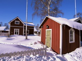 Gammelstad (Lulea Old City) UNESCO World Heritage Site, Lapland, Sweden, Scandinavia, Europe Lámina fotográfica por Sergio Pitamitz