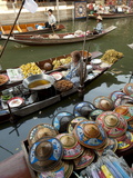 Damnoen Saduak Floating Market, Bangkok, Thailand, Southeast Asia, Asia Photographic Print by Michael Snell