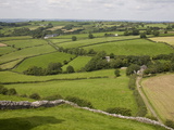 Farm Beside Carreg Cennon Castle, Brecon Beacons National Park, Wales, United Kingdom, Europe Photographic Print by Julian Pottage